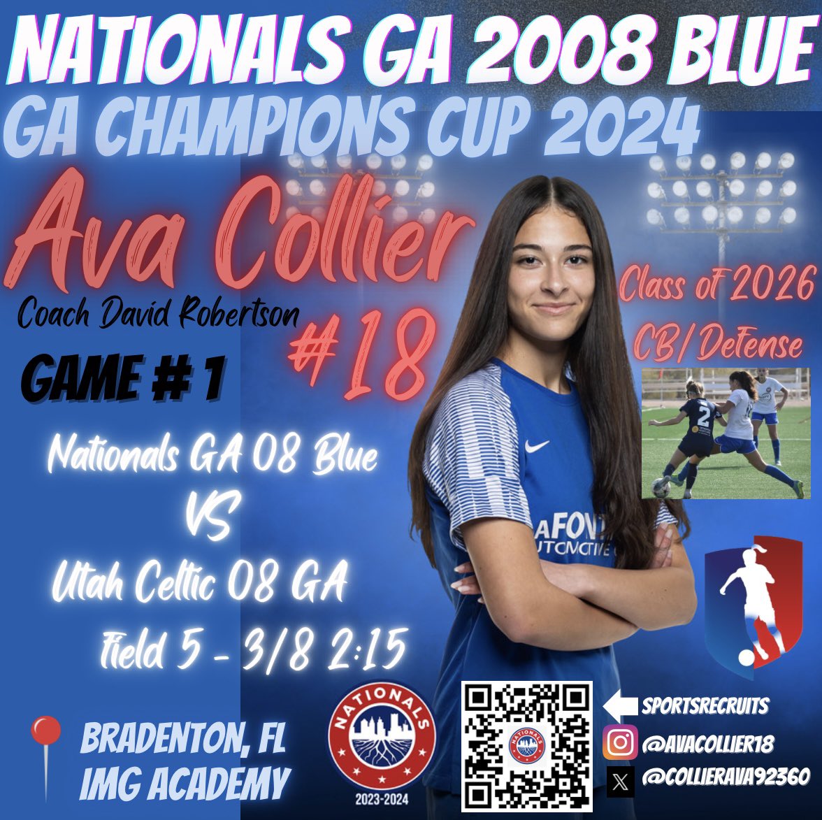 Just days away from Girls Academy Champions Cup 2024!!  So excited to play this week! First game is out! 
Our schedule is going to be posted at  system.gotsport.com/org_event/even…
Come check us out!! <a href="/CoachDR7/">David Robertson</a> <a href="/TopDrawerSoccer/">TopDrawerSoccer</a> <a href="/TheSoccerWire/">SoccerWire</a> <a href="/wearesoccershow/">We Are Soccer ⚽️</a> <a href="/NationalsGA/">Nationals Girls Academy</a> <a href="/ImYouthSoccer/">ECNL/GA/Recruiting/College Soccer</a>