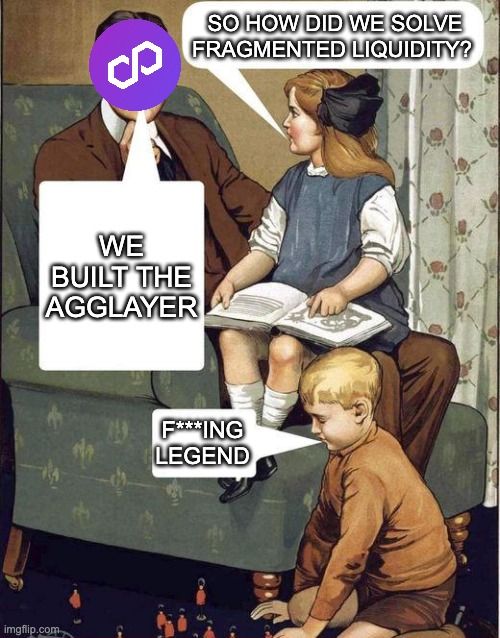 Peter_Blockair's tweet photo. Meme of the week!

#Polygon #AggregationAge #AggLayer #PolygonNFT https://t.co/keOe1A4WHg
