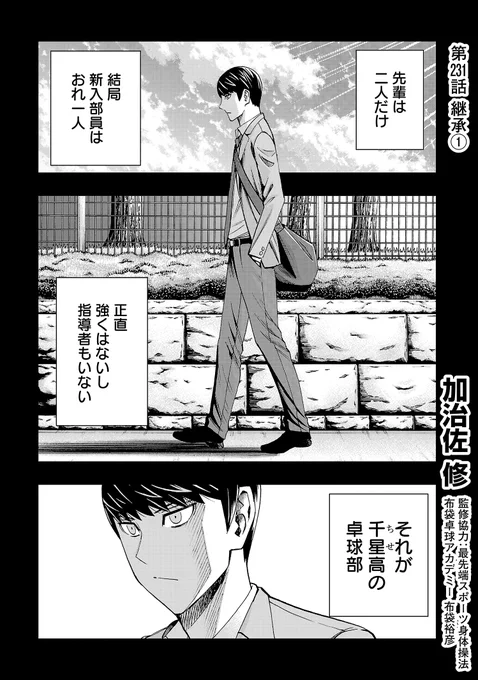 月曜日、スリースター更新です!
千星高卓球部エピソードゼロ。入学したての木場の話です。
先読みは試合会場にゾンビが現れる!?(嘘…でもない)
よろしくお願いします!
#スリースター #卓球  #サイコミ
https://t.co/xoemH9sjtZ 