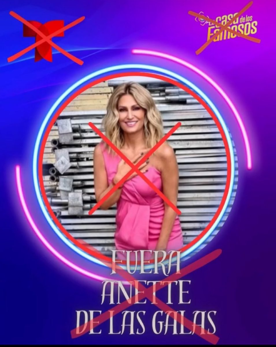 irianagate's tweet photo. #FueraAnette no te queremos en las galas 👎🏼 #LCDLF4 https://t.co/1pB4lq9GnC