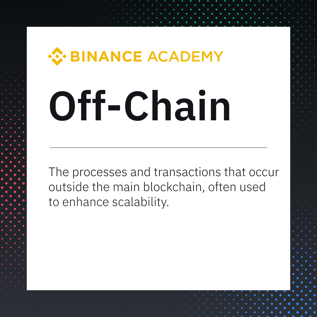 In the context of #Bitcoin , a popular Layer 2 solution is the Lightning Network, which uses state channels for off-chain transactions.

Learn more on off-chain transactions 👇
academy.binance.com/en/glossary/of…