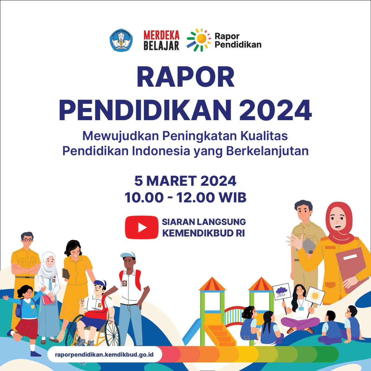 #SahabatDikbud, tahun ini data di Rapor Pendidikan telah diperbarui dengan hasil capaian Asesmen Nasional (AN) dan Survei Lingkungan Belajar (Sulingjar) 2023, serta berbagai sumber data lainnya. Dasbor Rapor Pendidikan tahun ini juga mulai dapat dimanfaatkan Satuan PAUD untuk