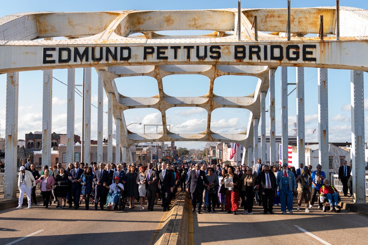 The story of Selma is a story of our nation. Freedom is fundamental to the promise of America — and we know our fight to protect it is not over. With our feet, our voice, and our vote, we continue the fight.