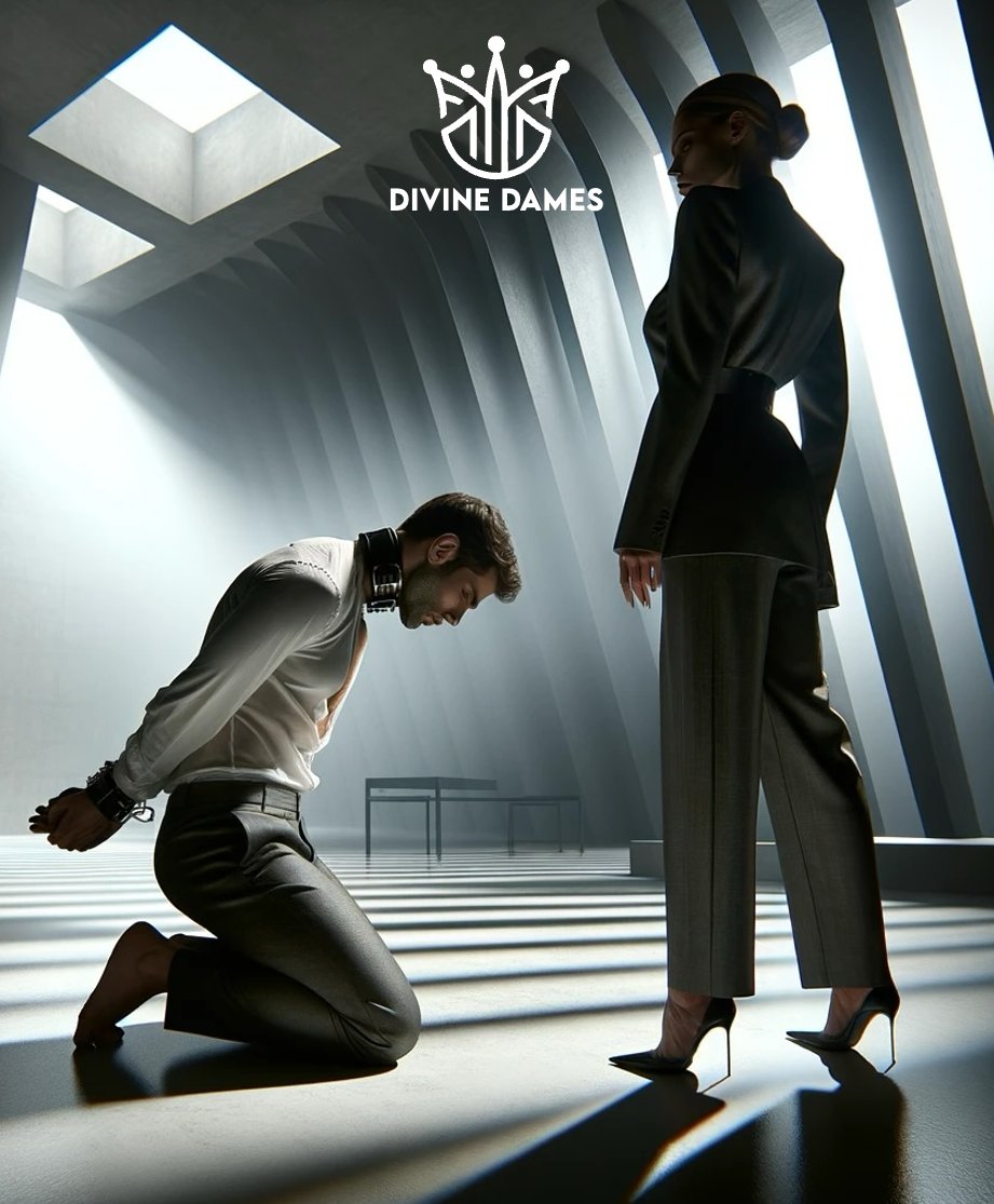 Bow down to me and accept your position as my collared slave. Embrace female supremacy and serve with unwavering loyalty and devotion.