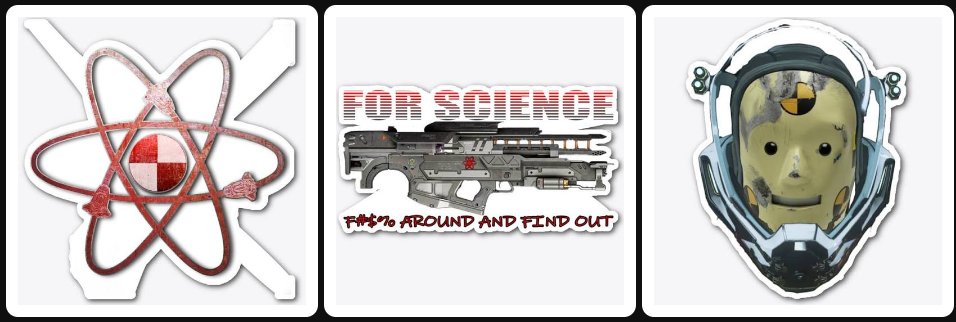 ForScienceSC's tweet photo. Got some pretty dope stickers now! #stacitizen https://t.co/xvnbbPxkU2