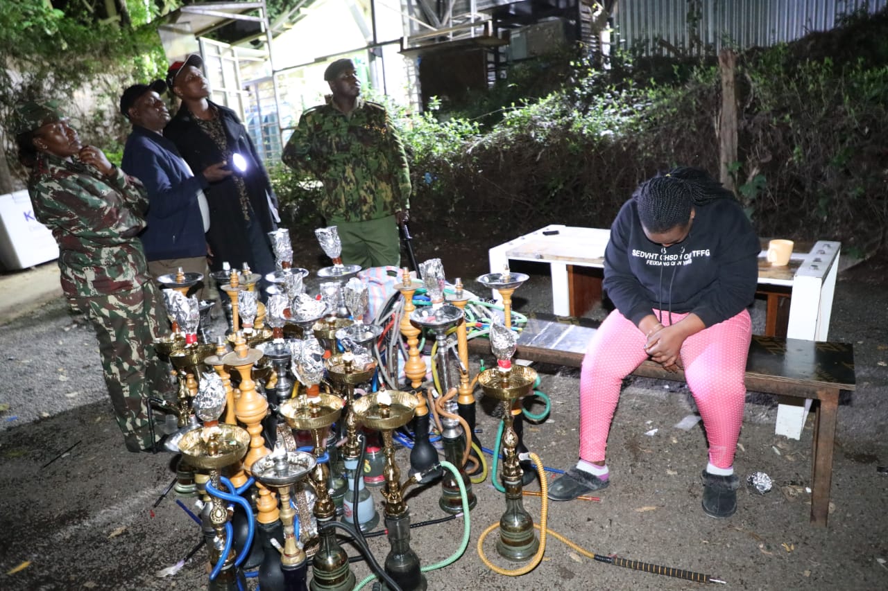 NACADA Raid Another Popular Nairobi Nightclub, Arrest Manager & 3 Others In Shisha Crackdown