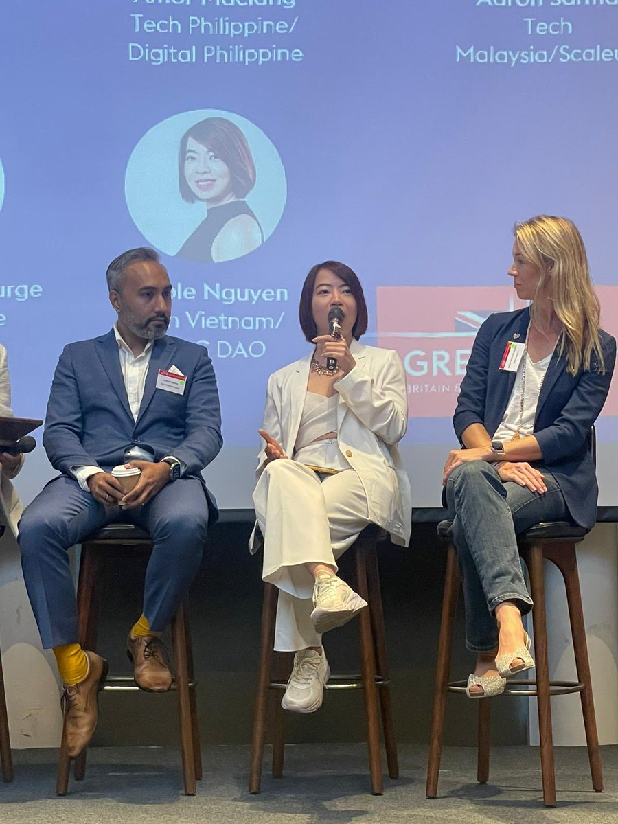 RussShaw1's tweet photo. Great to have Nicole Nguyen join @GlobalTechAdv as the new lead of @techVNadvocates, the newest group to join GTA; #UKSEATechWeek #GTASEAL @TechThailandAdv @techSGadv @techmalaysiaadv @techphadvocates @UKinVietnam @biztradegovuk https://t.co/KdxNkoTXbu
