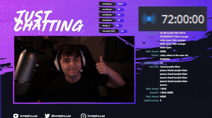 Just streamed for 72 hours. probably the only time ill ever do something like this but who knows.