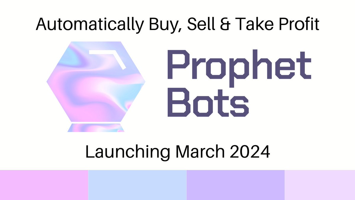 BlockAstronaut's tweet photo. 📅 Get ready to embrace the future of trading! 

Stay tuned for updates on the launch of @ProphetBots in March. 

#ProphetBots #AutomatedTrading #Autosniper #AiTrading #ProphetBots #BuySellProfit #AutoSell #AutoBuy https://t.co/XTEljfsE3s