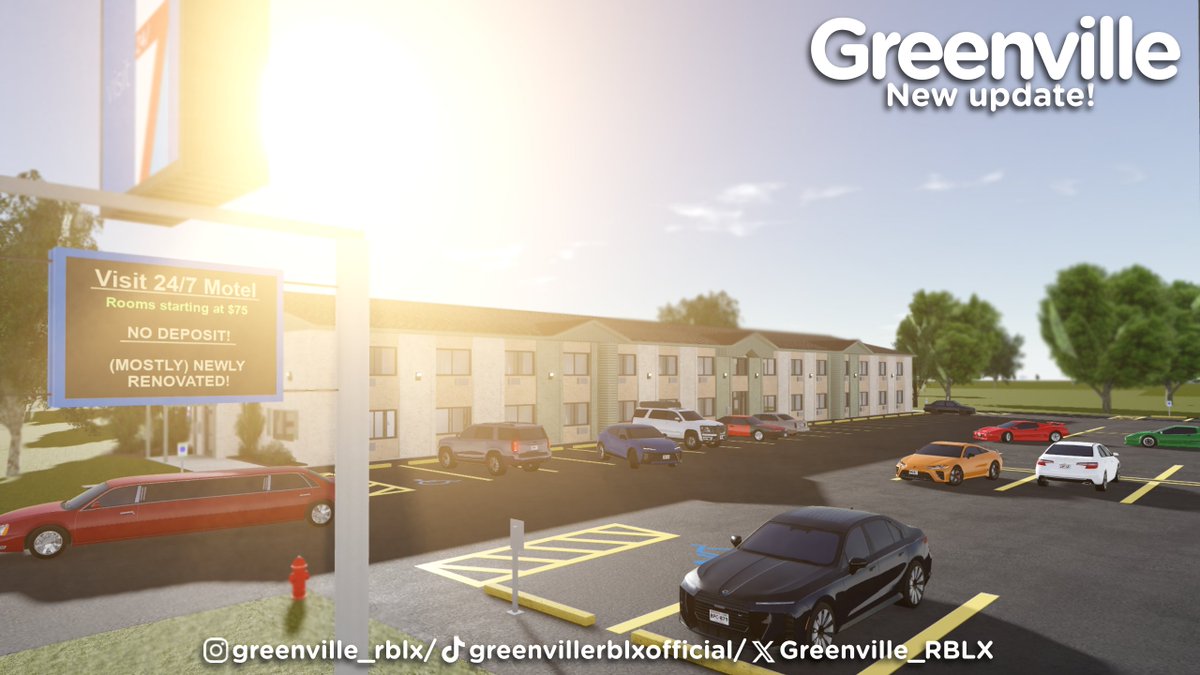 Greenville_RBLX's tweet photo. Version v1.38.0:
☀️ The snow has now melted!
🗓️ Added new Daily Rewards!
💰 Added a new cash code! Use code: SPRING_24 for 25k cash!
🚗 Added 24 new cars and 1 limited car!
🏗️ Added multiple completely new buildings and building revamps!
🐛 Plus fixed multiple other bugs! https://t.co/RMRLHeU1DT