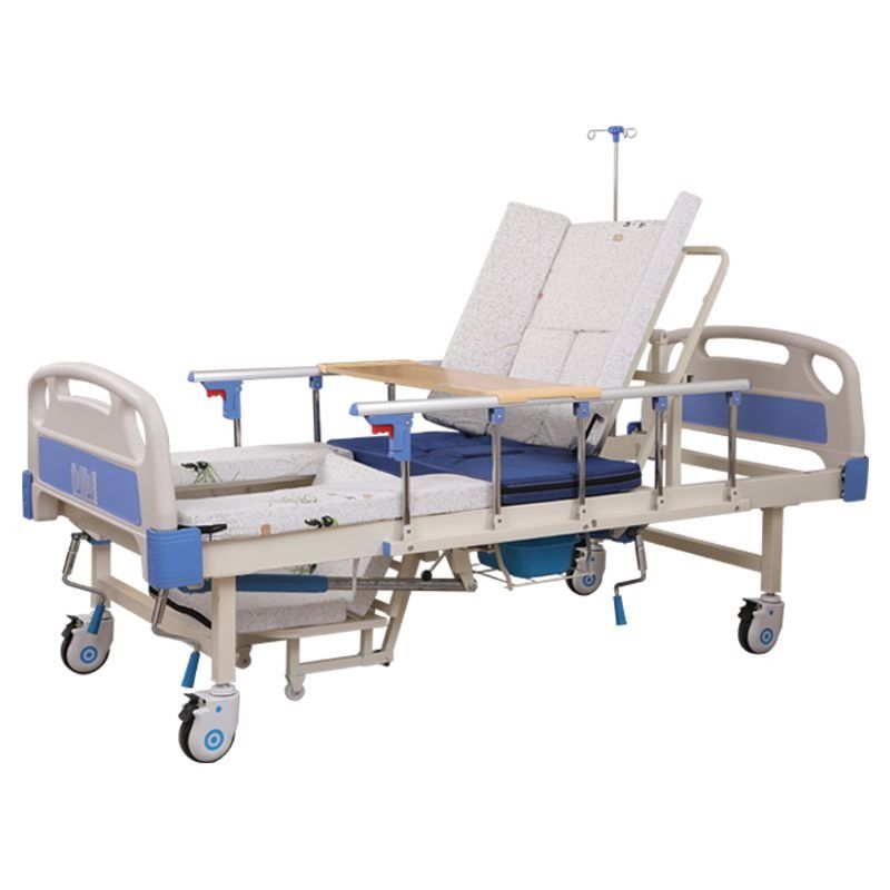 A manual hospital bed is a medical bed that uses a hand crank to lift the entire bed as well as the head and foot parts. This provides optimum comfort for the patient. 
#ComfortableBeds #HealthcareSolutions #MultifunctionalBeds #NursingEquipment #HealthcareSolutions