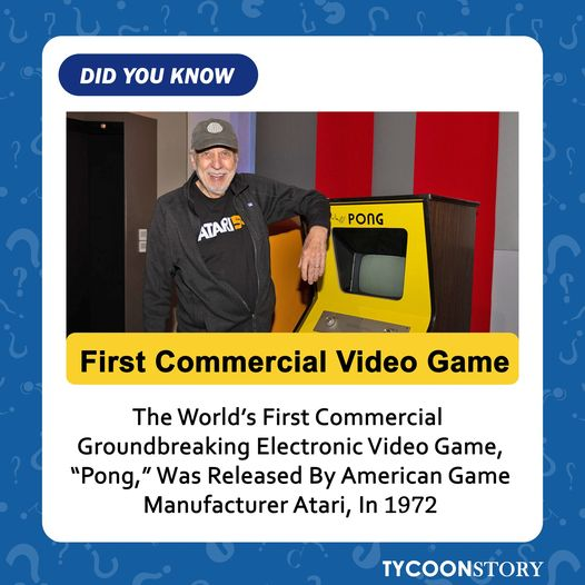 TycoonStoryCo's tweet photo. #DidYouKnow
#ponggame #videogames #atarilegacy #electronicgaming #Pioneering #DigitalEntertainment #AtariPong #GamingMilestone #TechHistory #gamechanger #Atari https://t.co/wNeufqTRGs