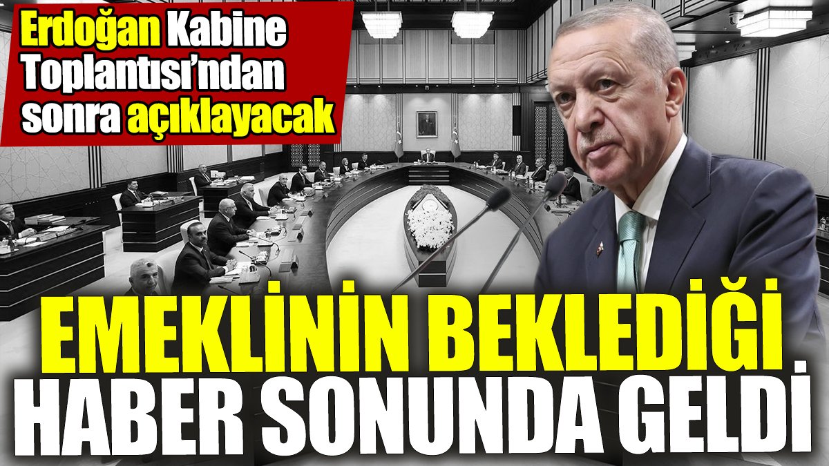 Emeklilerin beklediği haber sonunda geldi 'Erdoğan Kabine Toplantısı'ndan sonra açıklayacak' kamusonhaber.com.tr/emeklilerin-be…

#RecepTayyipErdoğan #kabinetoplantısı #ErdoğanMülakatYokDedi Habertürk #SONDAKİKA #EmeklidenOyBekleme #emekli Mehmet Şimşek