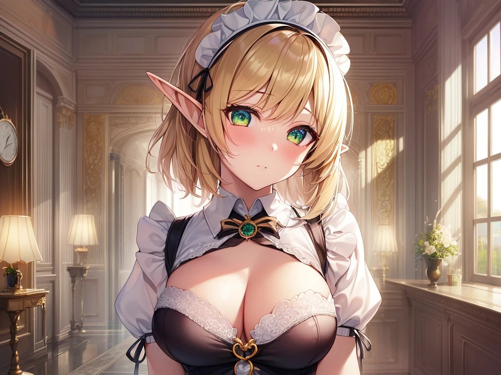 AICharmArt's tweet photo. #AIart #AIイラスト #金髪エルフちゃん #メイドエルフちゃん https://t.co/E10agIKgJr
