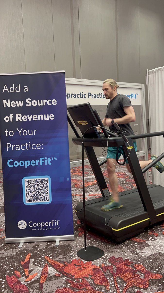 Our Cooper Wellness Strategies (CWS) team attended @parkerseminars conference, hosted by @ParkerUniversity. Our booth at their Las Vegas tradeshow demonstrated the CooperFit™ cardiovascular fitness test to encourage chiropractors to add the test to their practice.