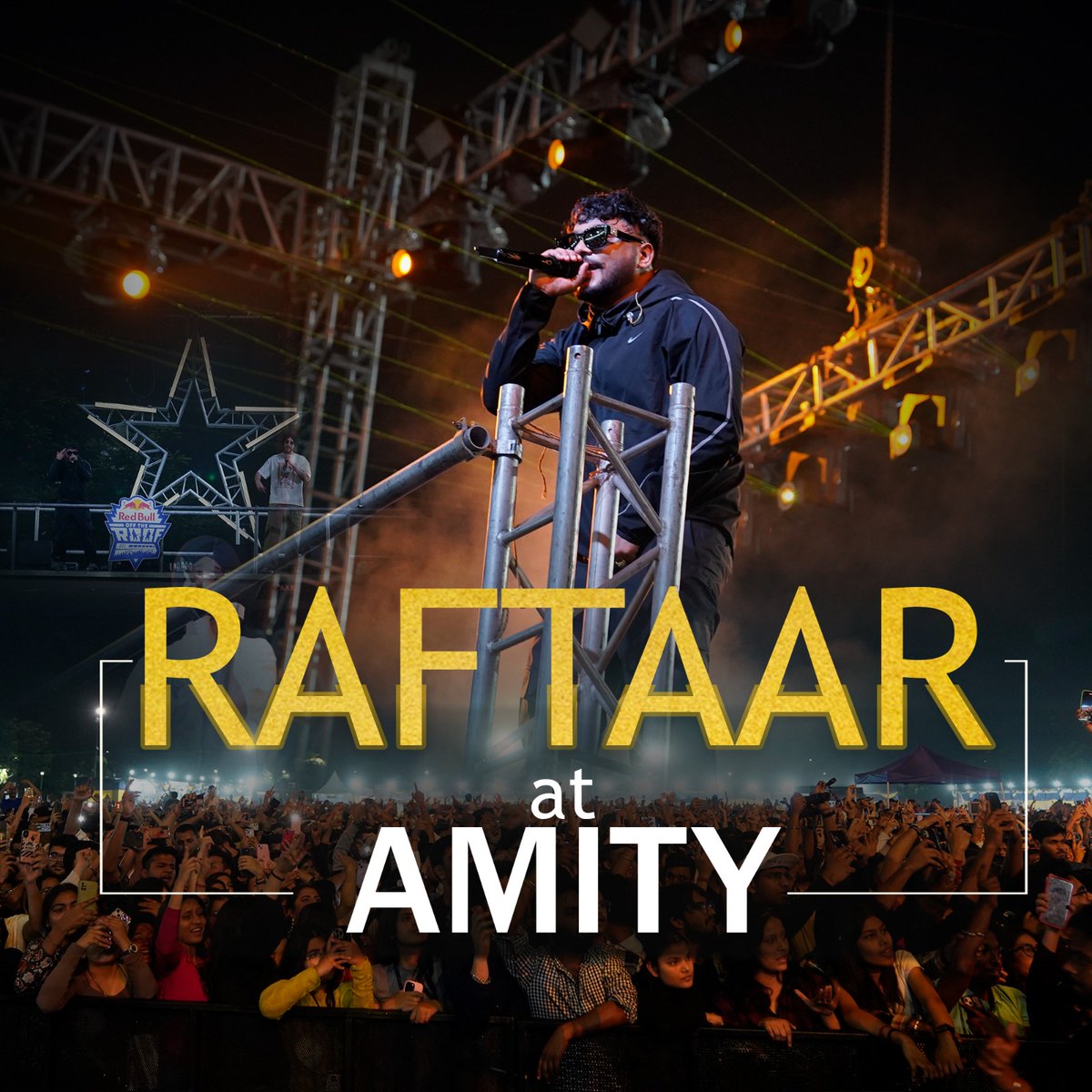 Amity Youth Fest 2024 Raftaar set the stage on fire with an electrifying live concert at Amity University Noida. 🎤🔥 The energy, the music, and the crowd – everything was pure magic! What a night to remember! 🌟 . #amityuniversitynoida #amityyouthfest #event2024 #raftaarmusic