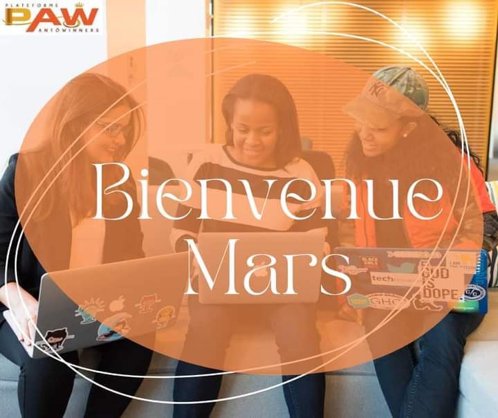 [NOUVEAU MOIS] 

Nouveau mois, 
Nouveaux objectifs ! 
Restons concentrés(es) 🌹

Hello Mars 👌🏾

#New_month
#Paw
#Engageons_nous 
#StopVBG
#VBG