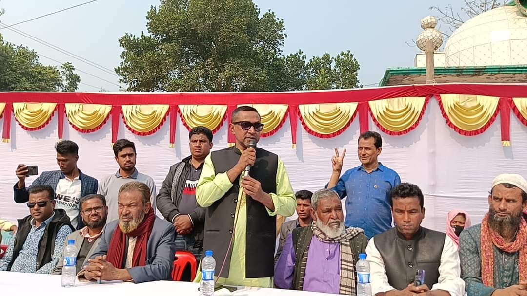 মাদারগঞ্জে চেয়ারম্যান প্রার্থী রিমু’র নির্বাচনী উঠান বৈঠক জনসভায় রুপান্তর