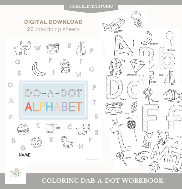TFSPalmBeach's tweet photo. Do-A-DOT Alphabet Coloring Printable Worksheets, Activity for  by TigerElevenStudio https://t.co/mMPBLpJqtk via @Etsy https://t.co/SxcANFkF2j
