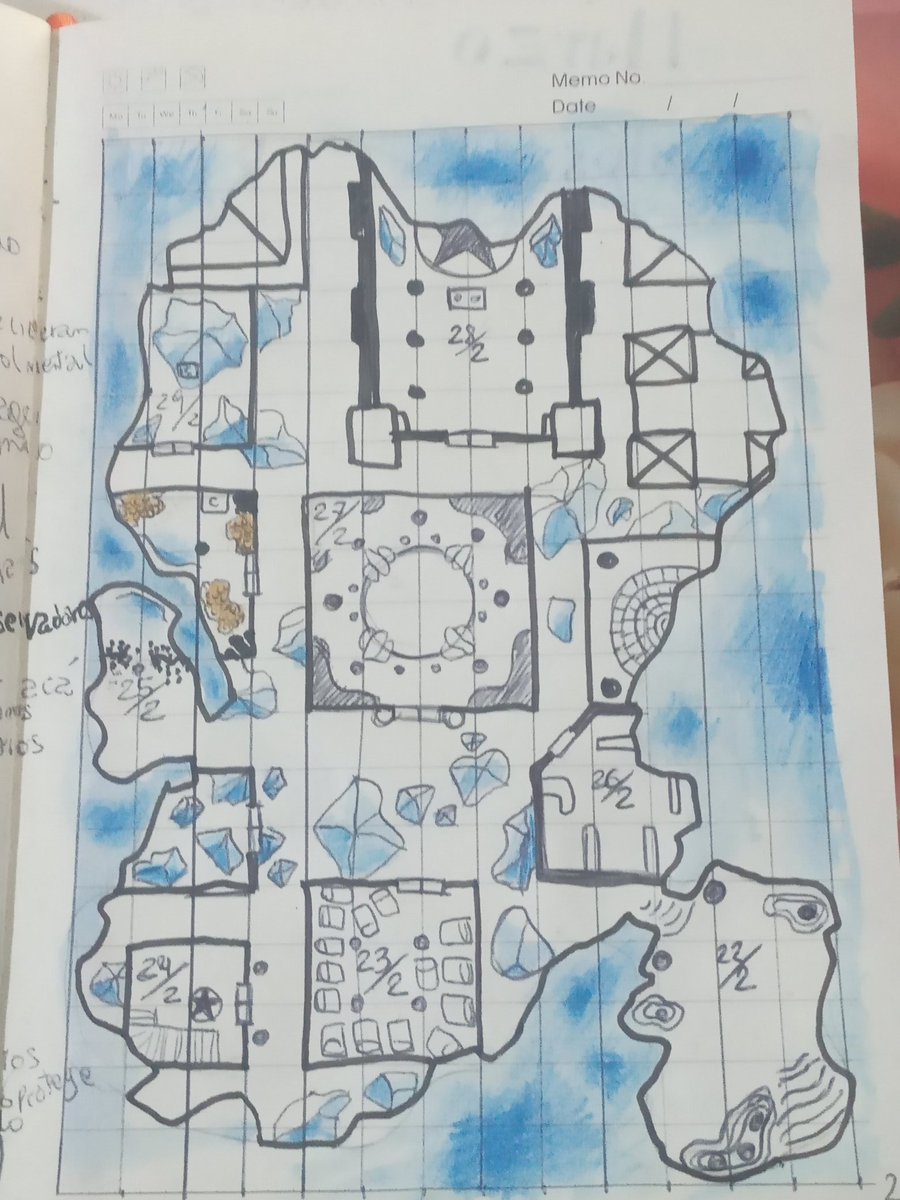 Proteus100's tweet photo. Ultima semana de febrero de #dungeon24 La Ciudad del Invierno Eterno, elfos locos, esclavos, un dragón! Una catedralmedio enterrada en el hielo y un ascensor a las profundidades...
#fantasymap #dungeon #RPG https://t.co/uasu1e6dlW
