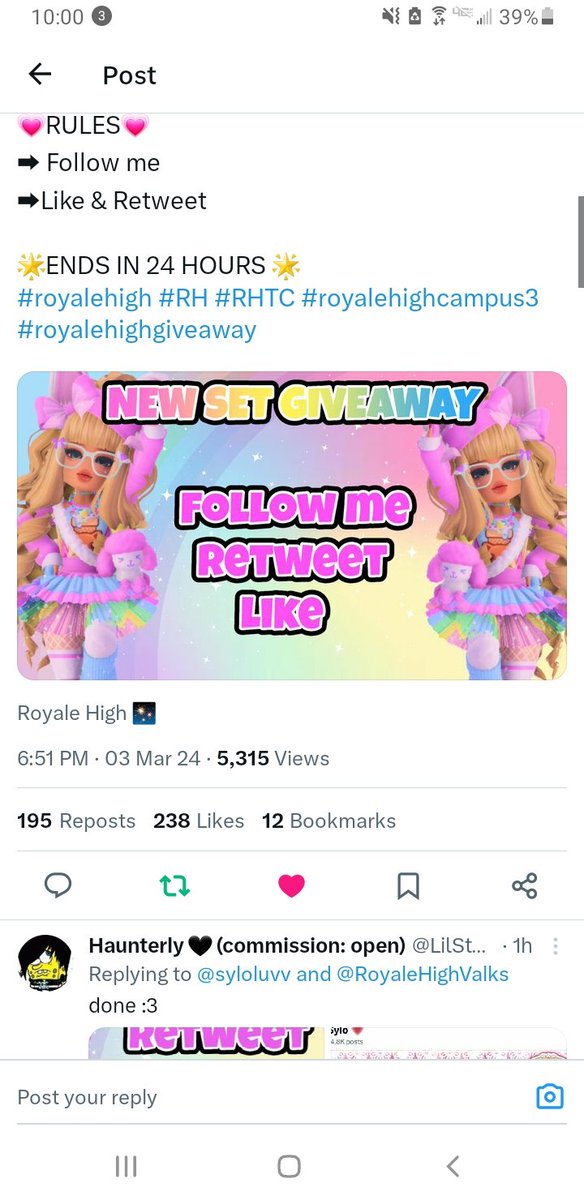 JellyFl0's tweet photo. @syloluvv @RoyaleHighValks Donee! https://t.co/2F4GsR8rB1