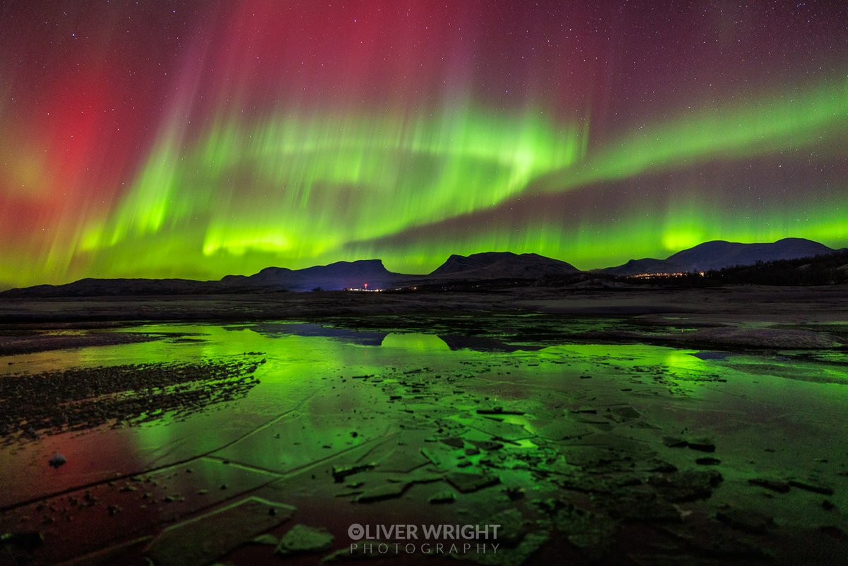 I think my job here is done. After working in Abisko since 2014 I'm not sure I will ever get a better of northern light than this... Taken last night in Abisko National Park with Aurora over Lapporten :)