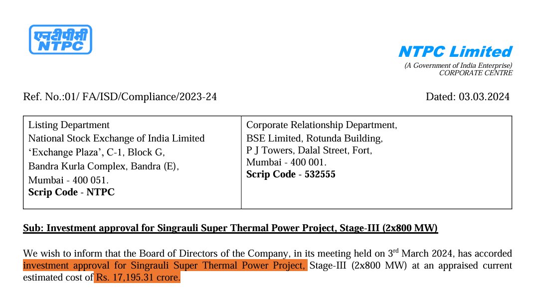 While everyone remains focused on the wind developments, this is what i am interested in. Probably the Reason why #BEHL and #ISGEC are up. Focus on profit pools.