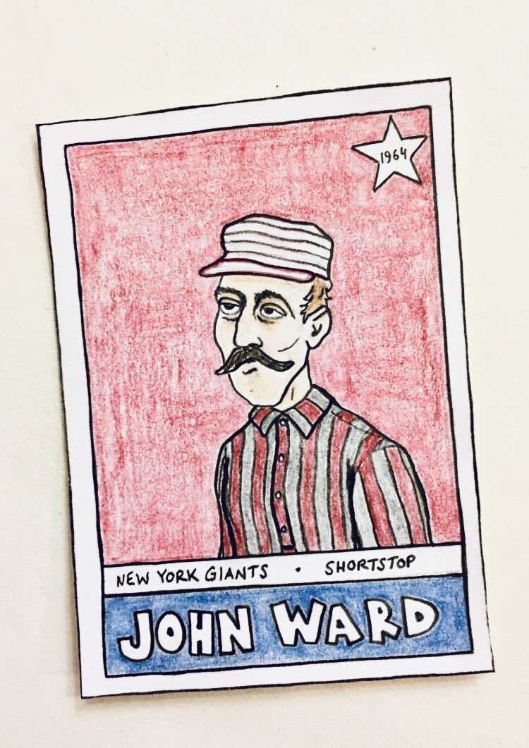 gummyarts's tweet photo. Hall of Famer John Ward, born on this date in 1860 https://t.co/QnXDDrMJsJ