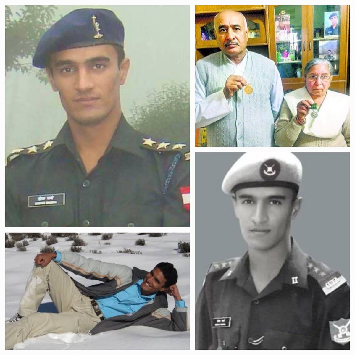 megirish2001's tweet photo. #BalidanDiwas   #KnowOurHeroes
Only son of Indu ji and banker father Naresh Sharma ji, Deepak who was born in their village in Haryana soon became brightest 'light' of the family 

Although he did B Tech and was campus placed in a good corporate job in final semester, the smart youngster chose to follow his grandfather into the army with the words 'papa fauj mein samman ke saath sahi maine mein desh sewa ka mauka milega...' 

After OTA training, Commission into the Corps of Signals and 2 years service, in 2008, Capt Deepak Sharma  was deputed to 42 RR in Pulwama district of J&K... and was soon in the thick of counter terror operations 

Soon after leave and very joyous engagement in 2010, this day that year, Capt Deepak Sharma led his team to neutralize terrorists hiding in a home in close proximity to a mosque...  

Conscious of possible damage in heavy fire, young Capt Deepak and his buddy decided on direct  room intervention and entered via a small window, eliminating one terrorist at point blank range

Under heavy fire from others holed up, Braveheart Capt Deepak Sharma KC crawled through a second room, spotted, charged at and neutralized two other enemies under the staircase.... took a fatal hit on his neck and 3 months before his wedding, he gave his all fighting for our safety 🙏🇮🇳

For his parents, it will always be pride in pain. Today, please keep them in your thoughts on Balidan Diwas of forever 26 Braveheart Capt Deepak Sharma KC 🙏

Never Forget #FreedomIsNotFree🇮🇳