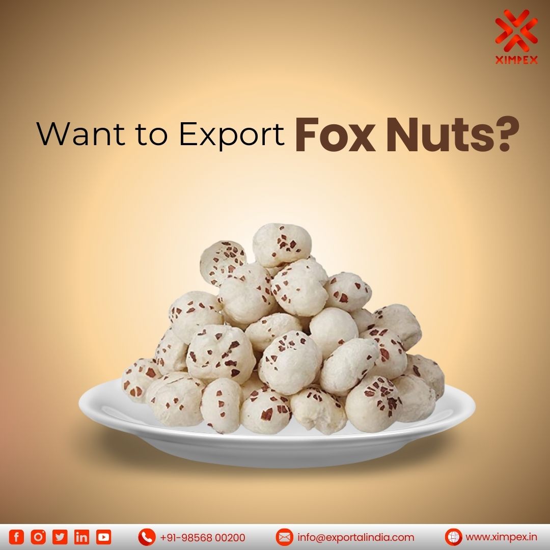 Want to Export Fox Nuts?
.
.
#ximpex #export #growwithximpex #ximpexindia #exportfoxnuts #foxnuts #exportshipment