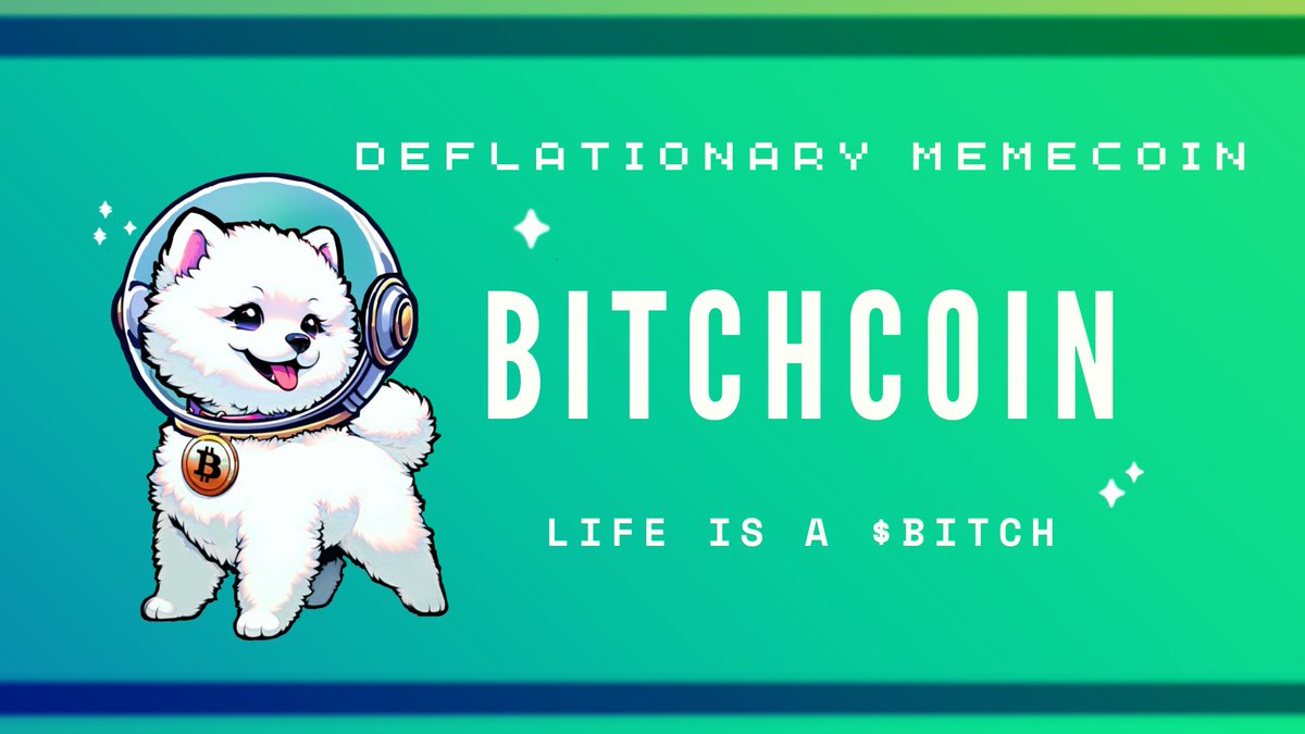 BitchCoin Quest!! 🐩🐶😏

Repost and follow @_BitchCoin ‘s Twitter to earn points. The more likes and retweets, the more points you earn. <a href="/elonmusk/">Elon Musk</a> ✌️✌️✌️

This is the beginning of something BIG. 🌐🚀💫🥂

BitchCoin.meme

#BitchPlease #LifeIsABitch