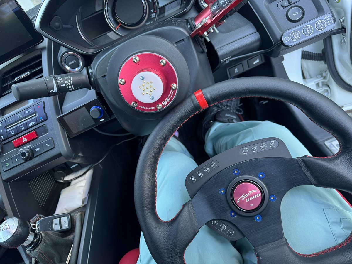 660Suga2's tweet image. 昨日のオフ会でもラフィックス&amp;amp;ステアリングプレートについて…何処の商品？って聞かれる事が多かったな😅

#SIGMATEC