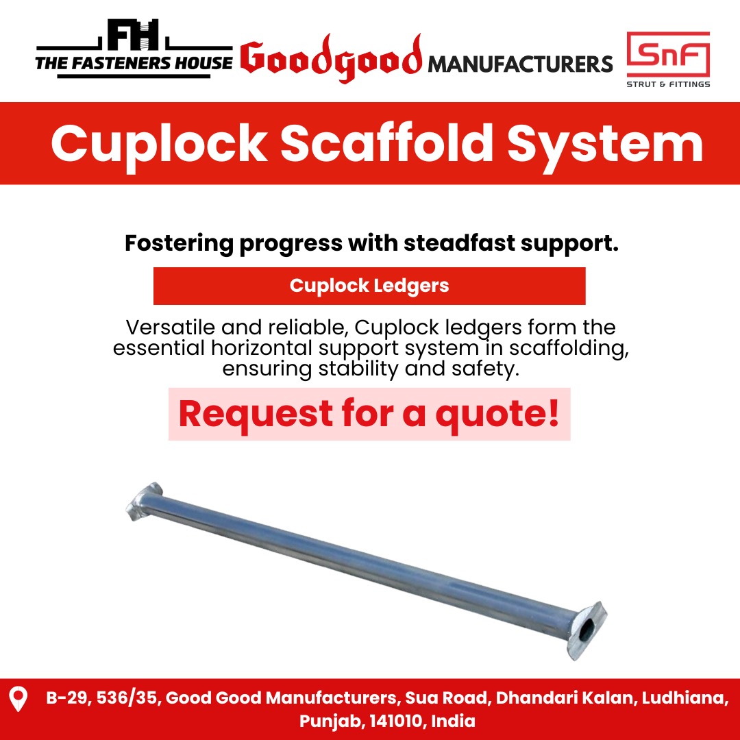 GoodgoodMFRS's tweet image. Dive into the world of unparalleled support with our Cuplock Scaffold System.

#cuplock #cuplockscaffolding #cuplocksystem #cuplocksystemscaffolding #industrialfastenerssupply #nutsfasteners #boltfasteners #hightensilebolts #hightensileboltsnuts #AmbaniPreWedding #ThankYouSting
