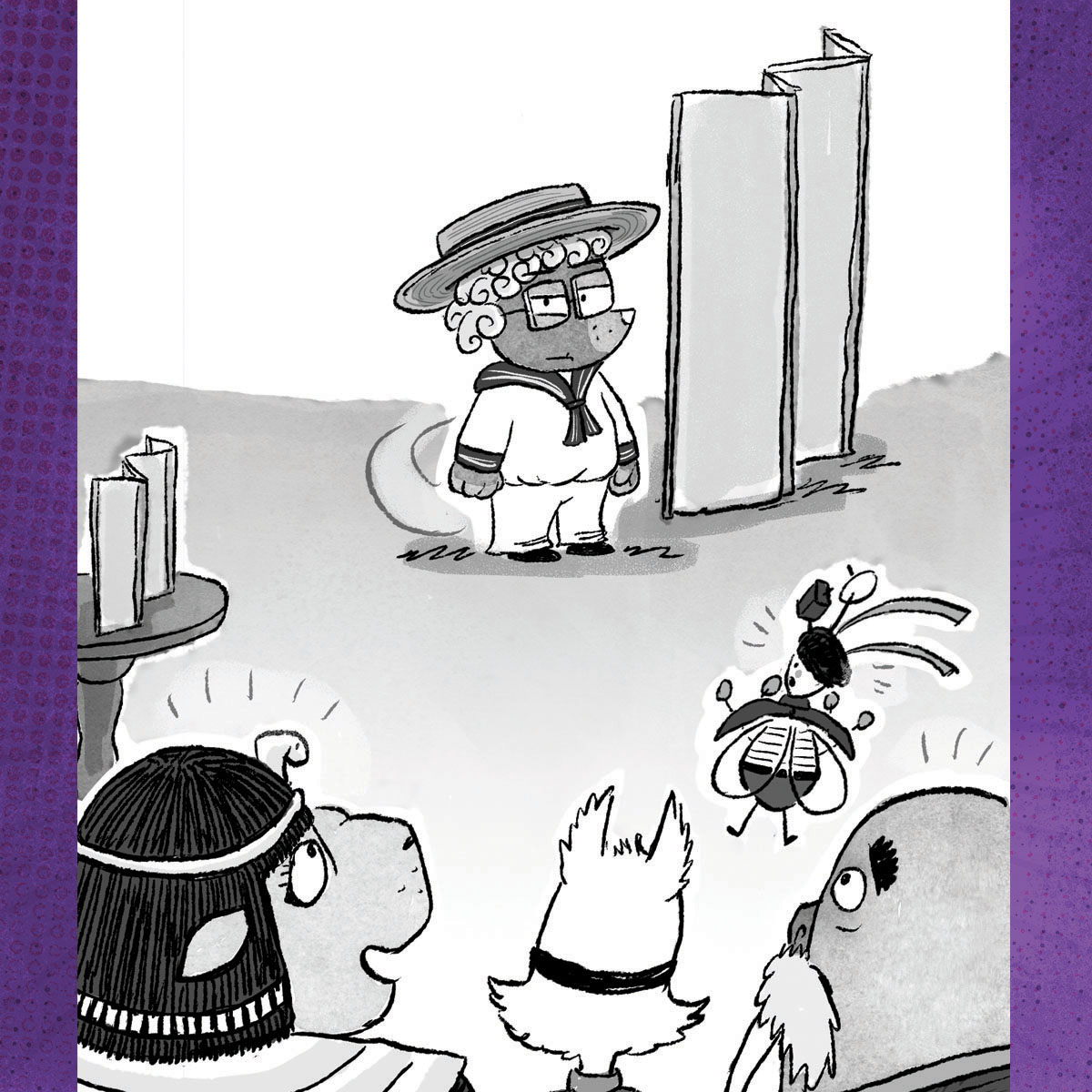 Jamesfoleybooks's tweet photo. Time for a costume change.

Secret Agent Mole book 3: DR NUDE is out April 1st! 

Pre-order it here: https://t.co/xMPzfMp5q8

@ScholasticAUS #SecretAgentMole #LetsRockAndMole https://t.co/gbB0X6Od7X
