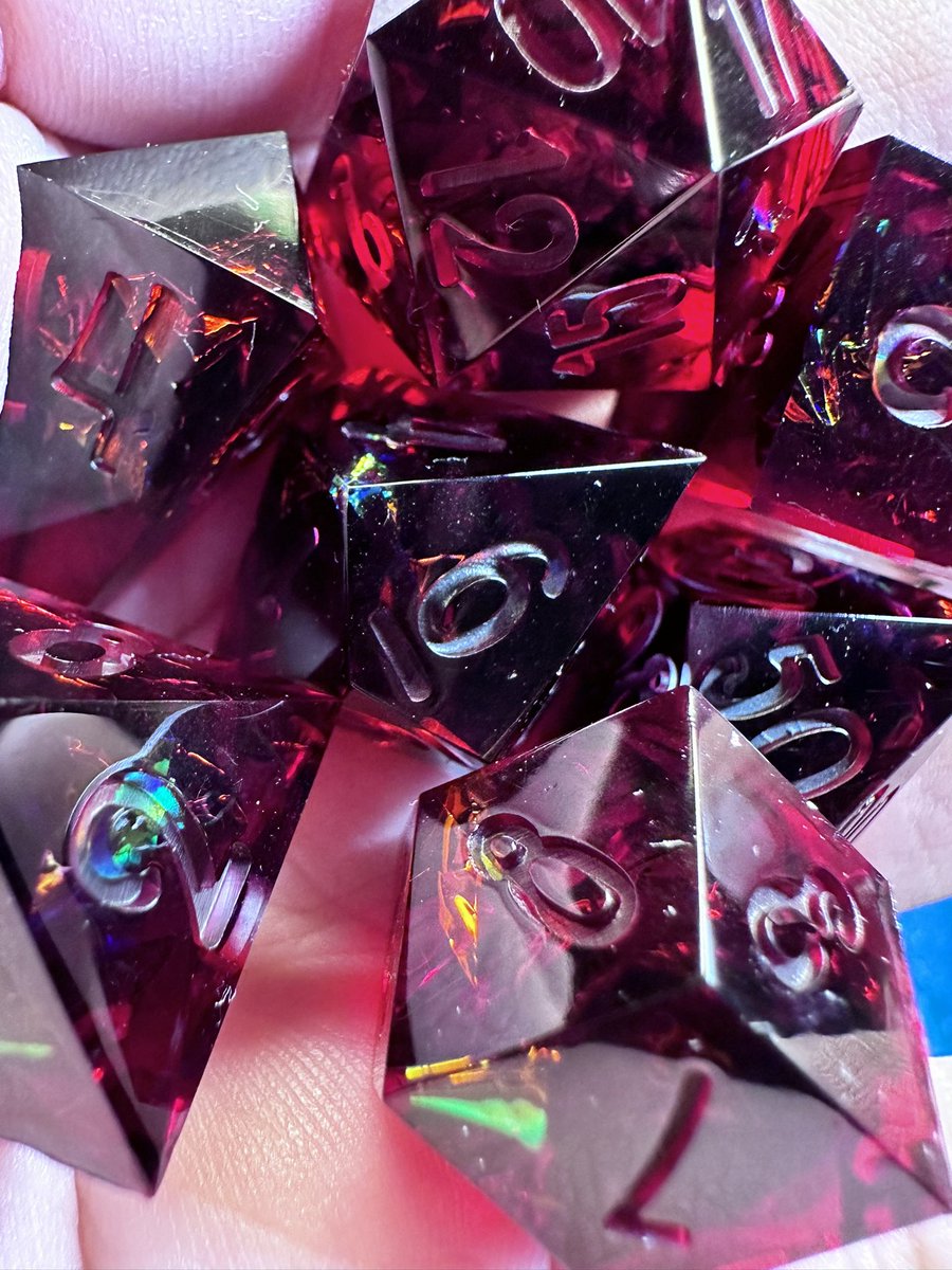 StardustShop_'s tweet photo. For anyone interested, this is a 🧵 of unfinished dice for sale. We have rent now and are going to put this towards utilities and insurance 🩵
I can sand/finish and paint these they will just be delayed if I do!

( these are $60 ) https://t.co/MB71DMjCTk