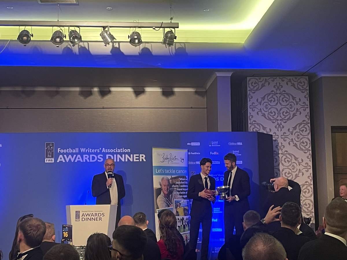 ABevington11's tweet photo. Excellent night at the NE @theofficialfwa awards hosted by @Iandennisbbc.
Congratulations to all the winners including a stunned Paul Hetherington on deservedly receiving the John Fotheringham award from @reid6peter. 
Well done @PaulMcCarthy66 @sbates_people @ColinGYoungie https://t.co/pVYSDD785i
