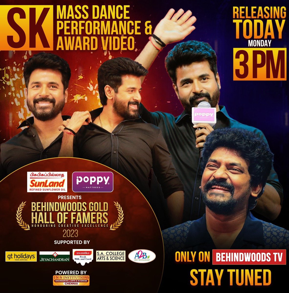 . One Hour to go #Sivakarthikeyan Performance video 🔥😍❤

#BehindwoodsGoldHallOfFame #Amaran