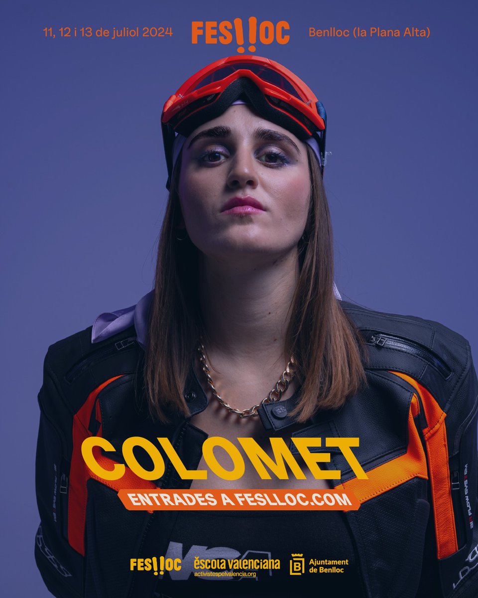 .<a href="/Colomet22/">Colomet</a> sempre ha dit que en les seues cançons confluïxen la música urbana i la popular. A més, són ballables i parlen d’allò nostre. Potser per això l’any passat ja la va muntar grossa al Feslloc. La gent, de fet, ens demanava que hi tornara. I sí, hi tornarà! 🎉
