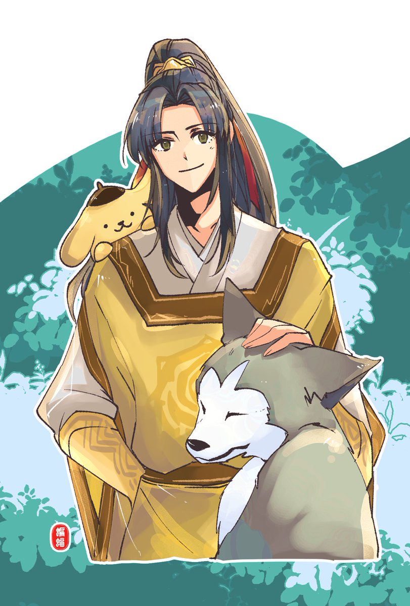 「#MDZS 相棒と一緒に 」|蝙蝠🦇(vam)のイラスト