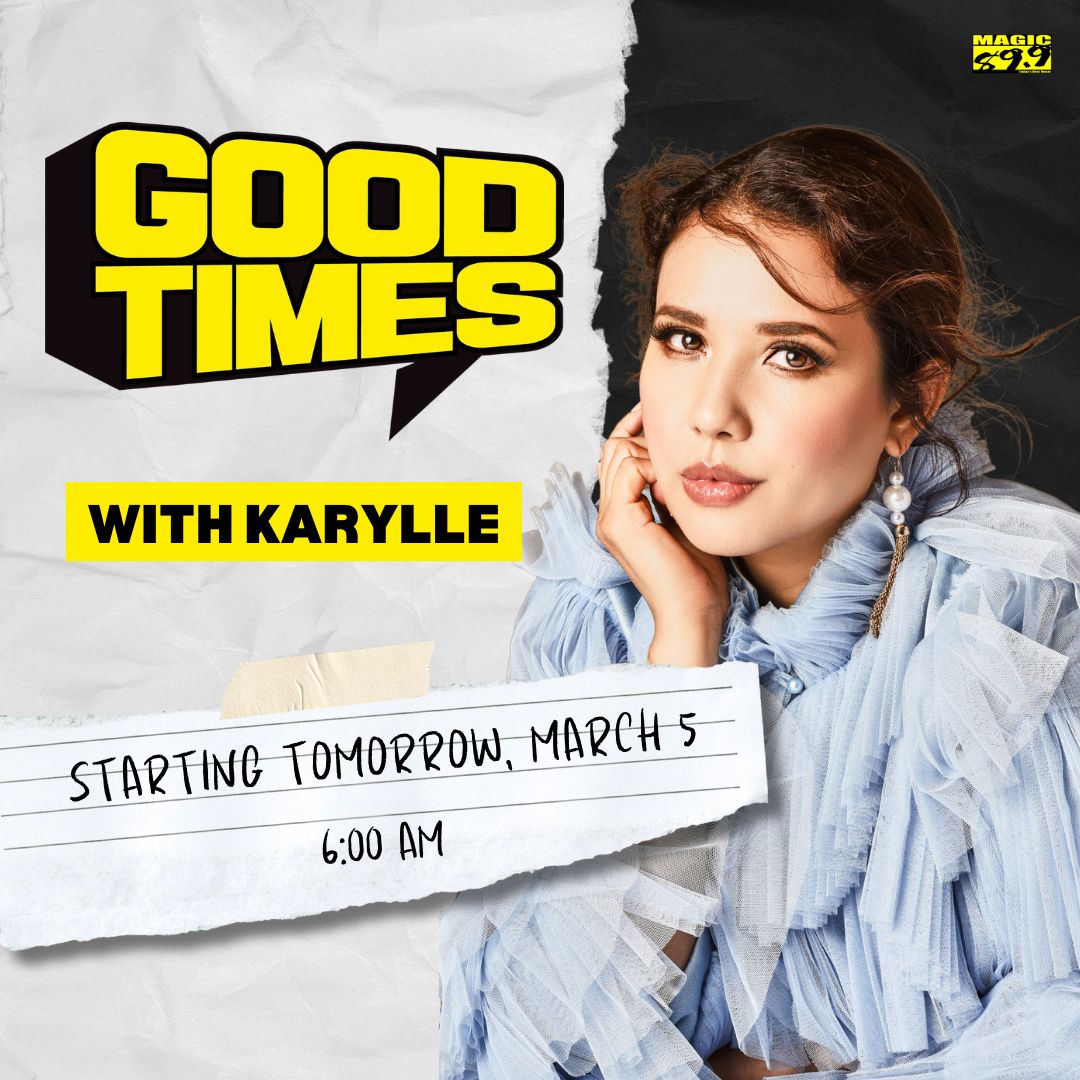 It's official!! @anakarylle is bringing her K -game to the Good Times crew starting tomorrow, March 5. 💥📷 Make sure to tune in on-air and online here at Magic 89.9 at 6am for more spiced-up mornings! 📷📷 #Magic899 #GoodTimesWithKarylle