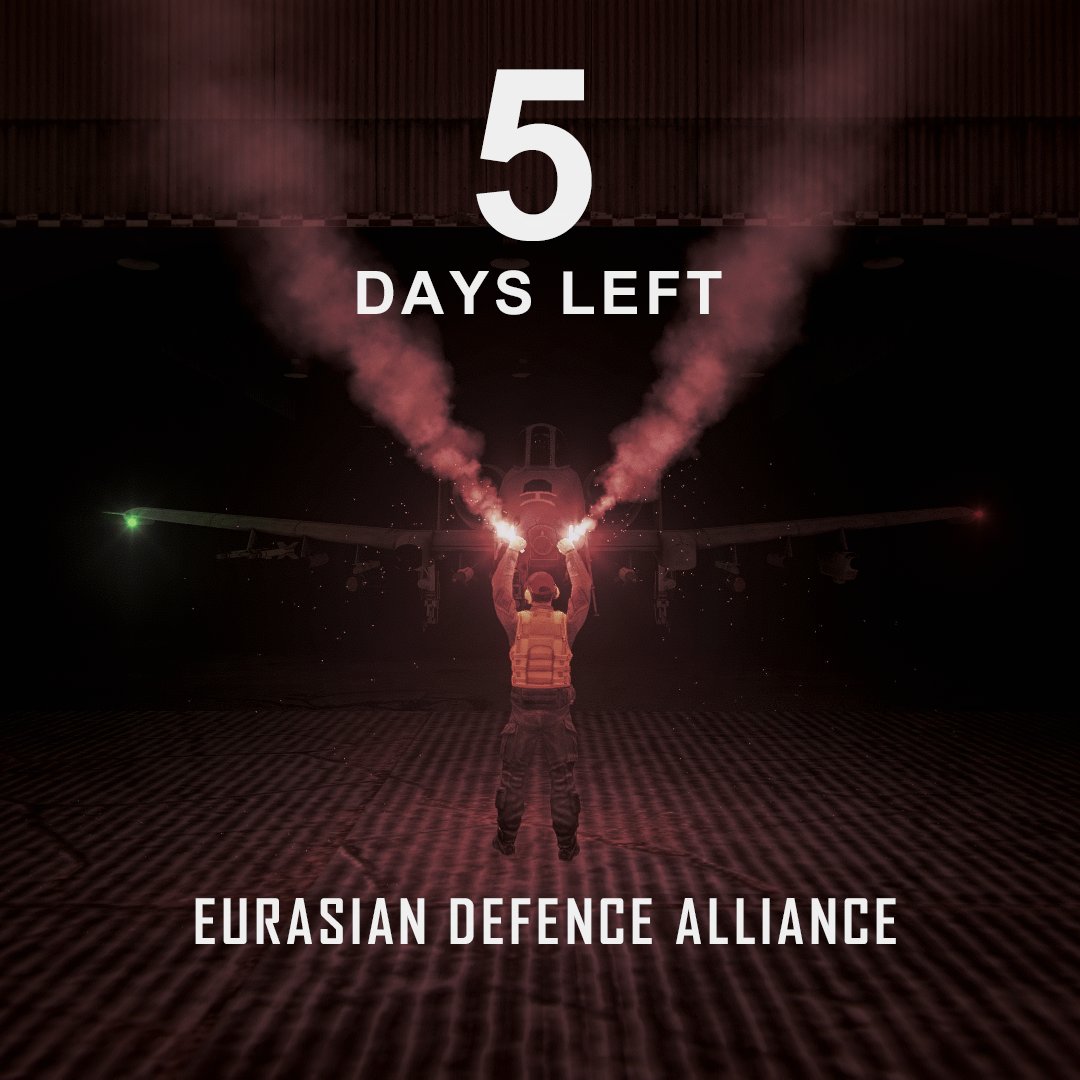 EDA_ARMA's tweet photo. 5 DAYS LEFT
FOR OPERATION AJAX~
#arma3 #eda #jointop https://t.co/PAqpscZP14