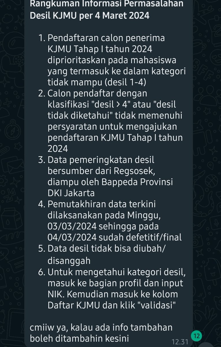 jemathejema's tweet photo. Update info terbaru KJMU. Intinya info terbaru bilang DESIL UDH GK BISA DISANGGAH https://t.co/To4qLterfB