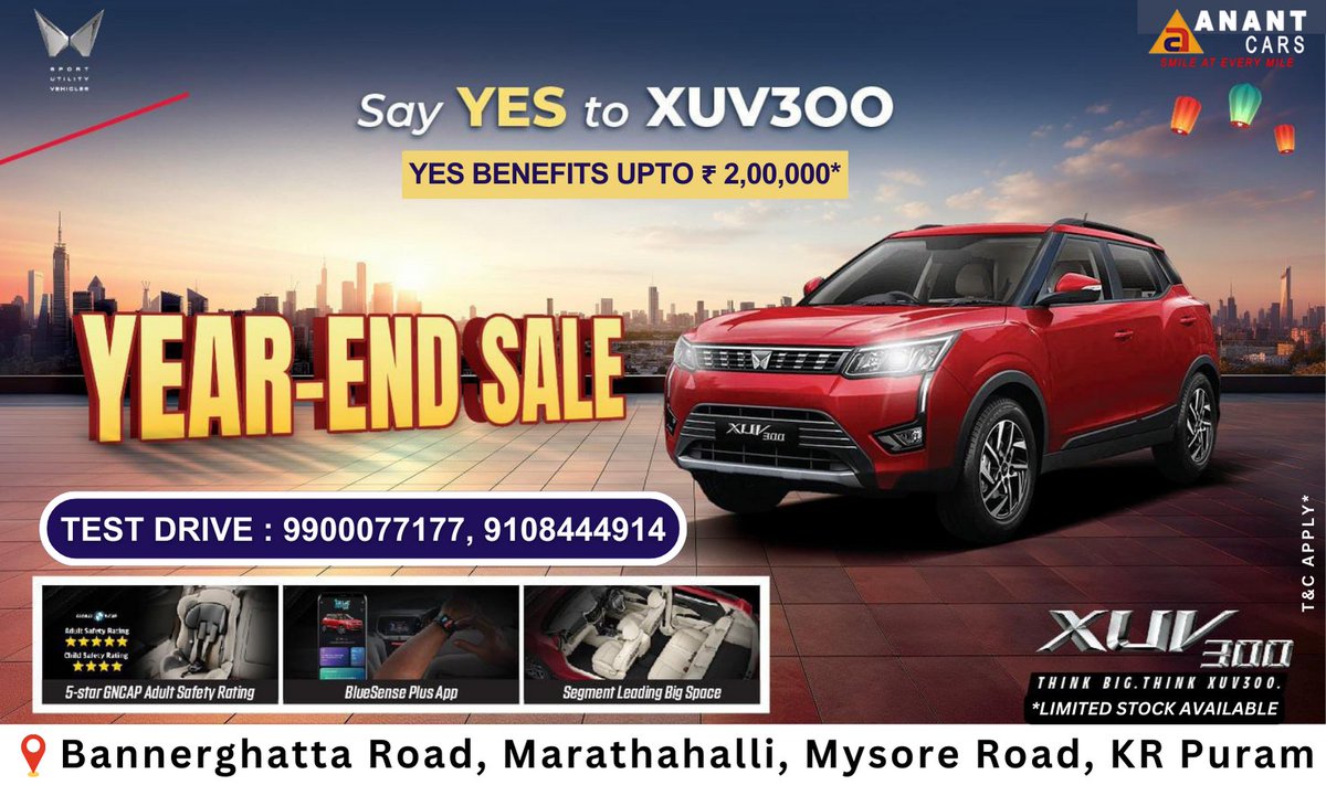 AnantCars's tweet photo. 🚗✨ Seize the Moment in March! Book your dream Mahindra car NOW and unlock exclusive benefits up to Rs. 2 lakhs*! 🌟 Don't miss out on this incredible opportunity. 📞 Call us at 9900077177 / 9108444914

#anantcars #mahindraauto #mahindrarise #thinksireesh #BookNow #xuv300 https://t.co/GSDvMZB6TT