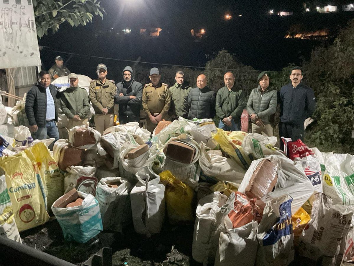 SangmaConrad's tweet photo. Delighted to share the phenomenal job by the @ribhoipolice! They've unearthed a hidden stash – a whopping 4750kgs of pure grade marijuana, worth a staggering Rs.20 crore from a truck yesterday night! This goes without saying that this huge bust has prevented a tidal wave of harm, protecting countless lives and communities from the destructive grip of drugs. Kudos to @lrbishnoiips and the team @MeghalayaPolice for a job well done.
But the fight isn't over. Let's join hands, report any suspicious activity, and make Meghalaya a safer, healthier state for all! #DrugsFreeMeghalaya @PMOIndia  @HMOIndia @narcoticsbureau @proshillong @ANI @PIB_India @PIBShillong @MeghalayaPolice @DiprMeghalaya @NewsLiveGhy @DDNorthEast @airnews_shi
@PostHighland @mawphor 
@TheMeghalayan @nemediahub