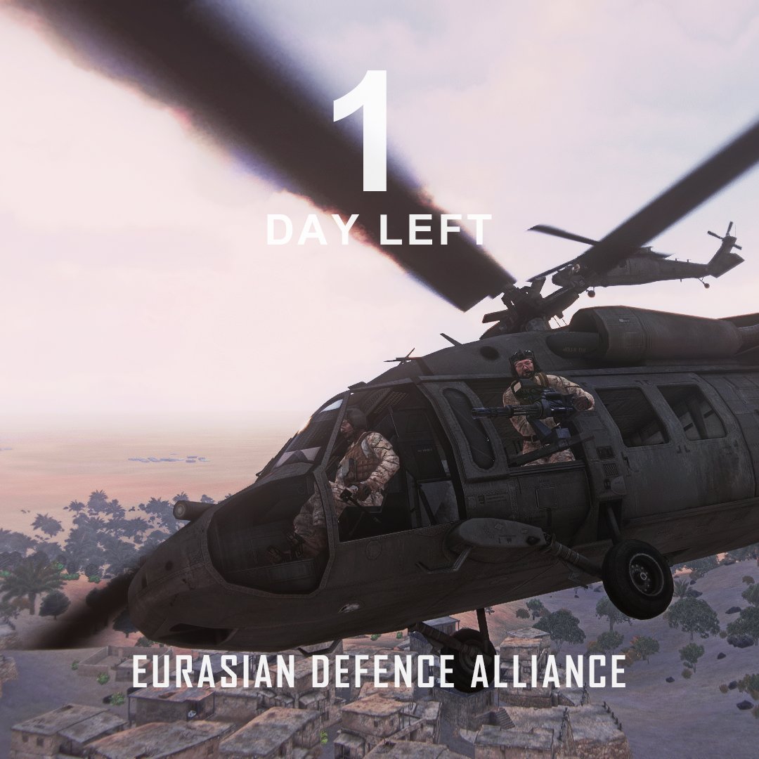 EDA_ARMA's tweet photo. 1 DAY LEFT
ARE YOU READY KIDS?
ONLY 24 HOURS FROM NOW
#eda #arma3 #jointoperation https://t.co/8QuxJ3v7JD