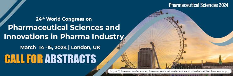 you're invited to attend 24th World Congress on #Pharmaceutical Sciences and Innovations in #Pharma Industry Scheduled during March 14-15, 2024 in #London, #UK 
See more : https:// pharmaconference . pharmaceuticalconferences. com/