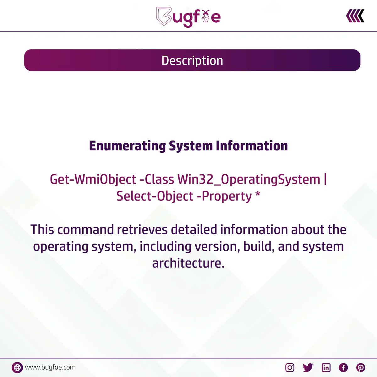BugfoeOfficial's tweet image. PowerShell Tip #1: Unlocking Efficiency with Quick Commands!
Dive into our series of expert tips to streamline your workflow and maximize productivity. Stay tuned for more PowerShell prowess! #PowerShellTips #EfficiencyBoost #ProductivityHacks #cyberawareness #cyberattacks
