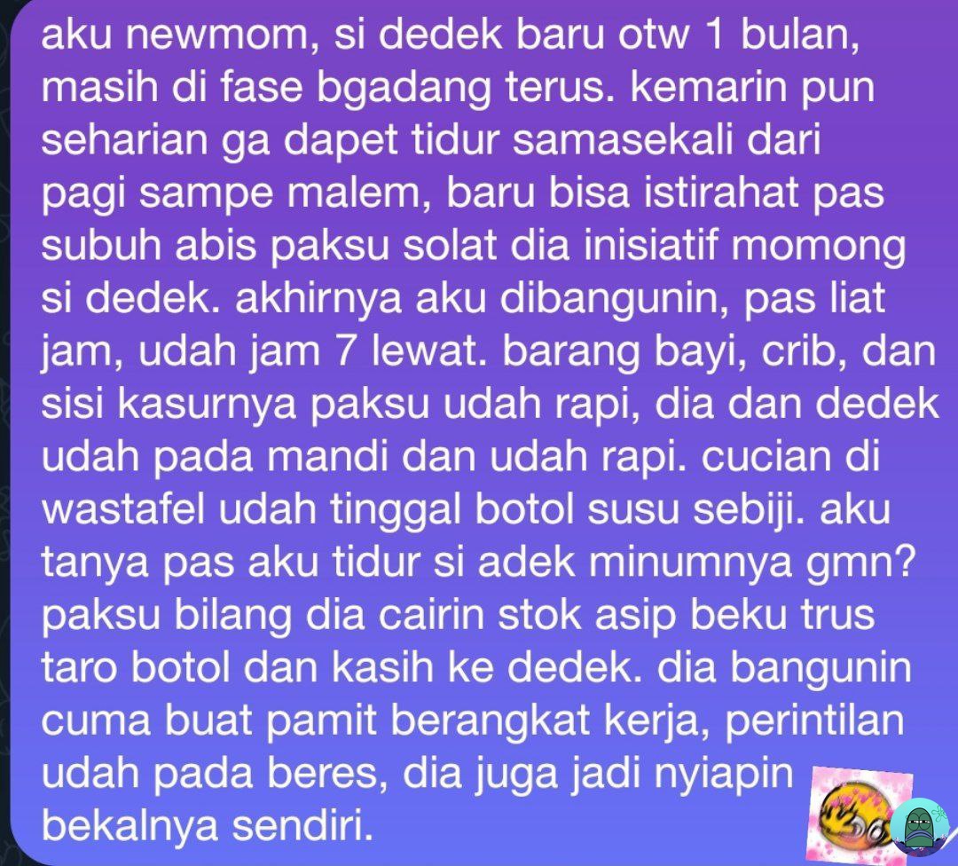 di kehidupan sebelumnya aku pahlawan nasional kali ya, sampe bisa dapet suami sebaik ini 😭 💚