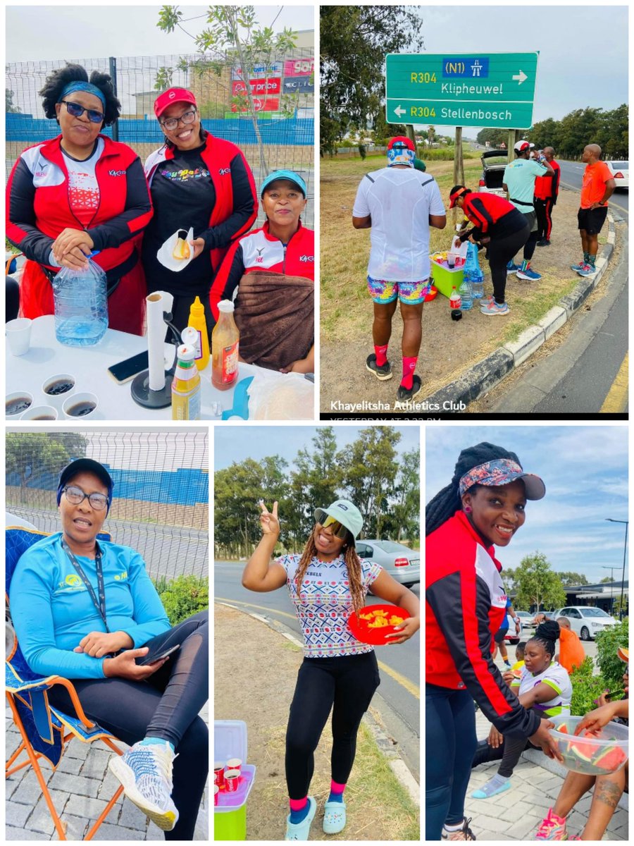 KhayelitshaAC hosted a 45km long yesterday 🏃‍♀️🏃‍♂️

indaba yi Comrades 🤭

thank you to all the runners that came through 👊🤝

seconders - you did an amazing job ❤️❤️

#TeamKAC
#KhayelitshaAC
#LongRun
#IPaintedMyRun
#FetchYourBody2024