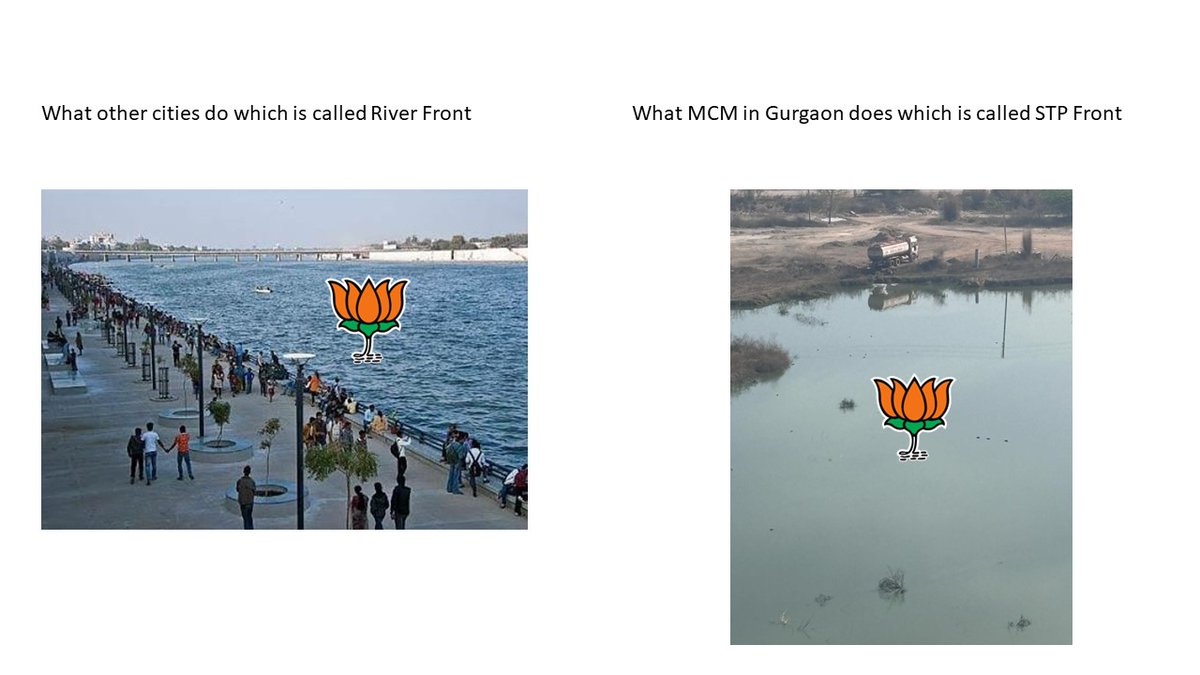 <a href="/MCManesar/">Municipal Corporation Manesar</a> <a href="/cmohry/">CMO Haryana</a> what are you turning Gurgaon into. This is today's image of Sector 84 Gurgaon. Choice is yours and this is same place where <a href="/PMOIndia/">PMO India</a> is coming to inaugurate Dwarka Express Way